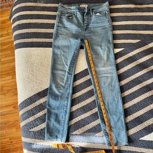 Madewell 10” High Riser Skinny Skinny